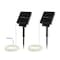 Nature Spring 200 LED Outdoor Starry Solar Powered String Lights, Warm White, 8 Lighting Modes for Patio, Backyard 476465MNH - alternate 2